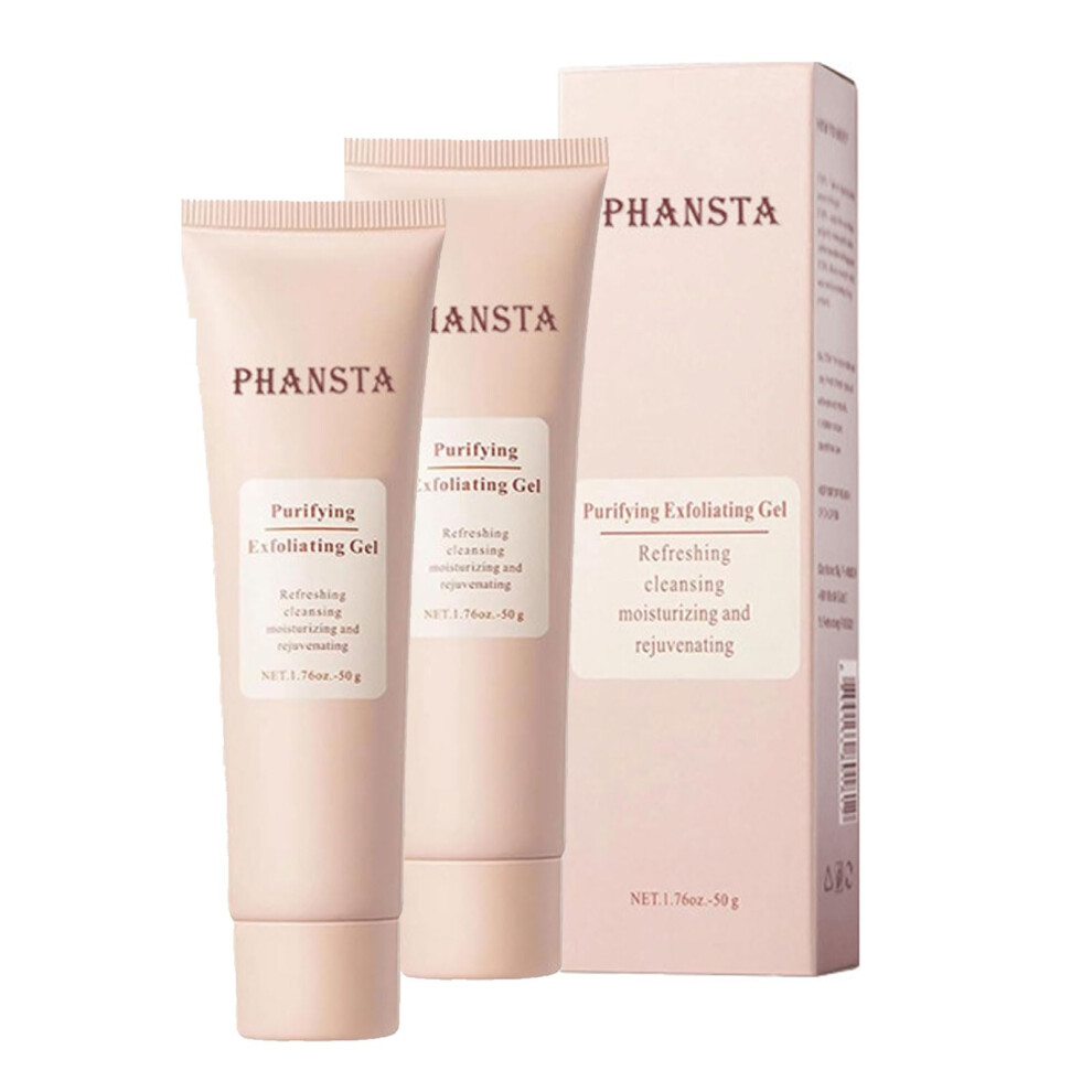 Exfoliating Gel Facial Scrub Duo for Deep Pore Cleansing and Radiant Skin, Travel Size (Flower)