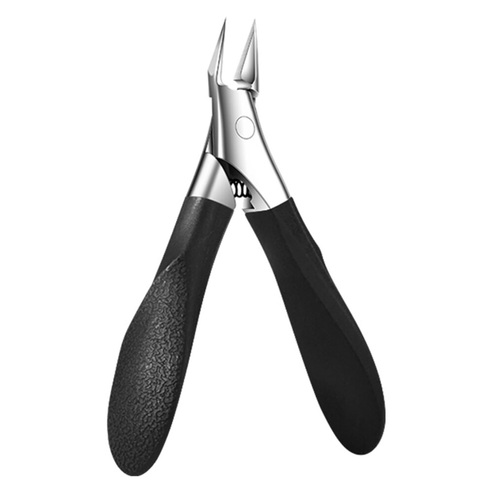 Toenail Clipper with Precision Angled Blade for Ingrown or Thick Nails, Stainless Steel, NonâSlip Handle