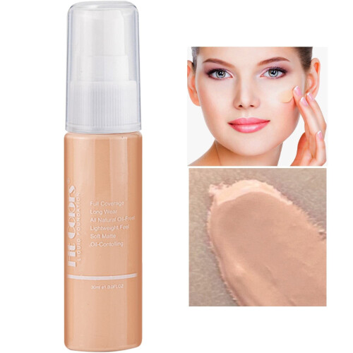 2 in 1 Full Coverage Waterproof Concealer and Liquid Foundation for Dark Circles Acne Spots 1