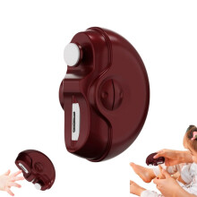 Electric Nail Clipper with 3 in 1 Trimming, 2Speed USB Rechargeable Automatic Nail Trimmer with LED Light for Seniors Kids Adults (Red)