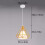 Modern VShaped Chandelier with Adjustable Height, E27 Pendant Light for Dining Room Kitchen 2