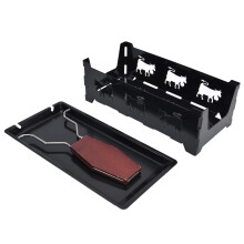 Mini Raclette Grill with Nonstick Pan and Even Heat for Home or Camping Cheese Melting