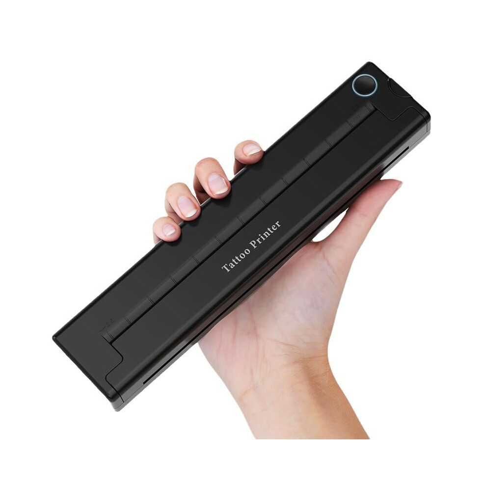 Wireless Tattoo Transfer Printer with 10 Stencil Papers for Professional Accurate Stencil Printing