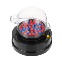 Manual Lottery Ball Machine with Visible Random Number Draw for Bingo Parties and Events