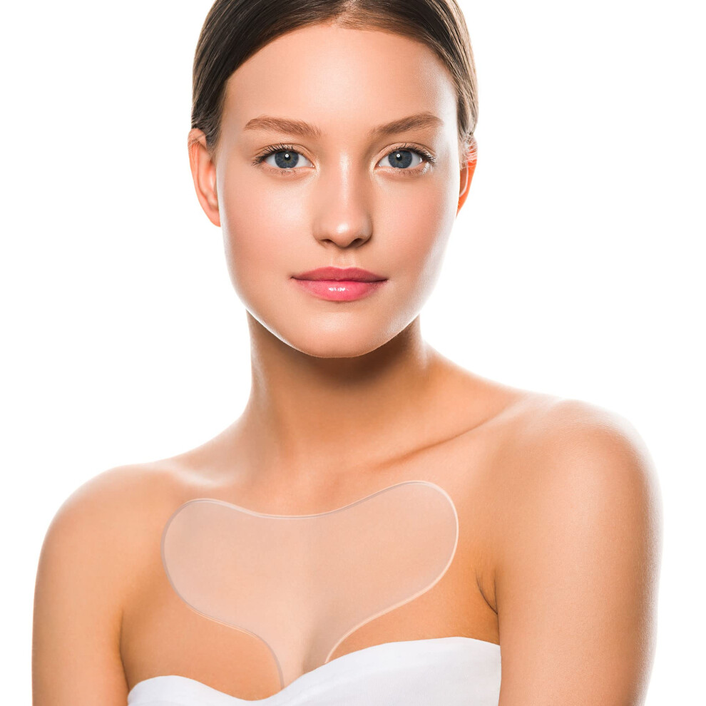 Chest Wrinkle Pads  Reusable Silicone AntiWrinkle Patches for Sleeping Overnight Care