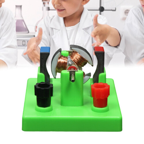 DC Motor Model Educational Kit for Physics Teaching, Open Frame Design for Clear Visual Learning 1