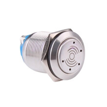 19mm Waterproof OilResistant Industrial Warning Buzzer 12V 24V Loud Clear Alarm TwoScrew Mount