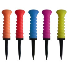Premium golftees med justerbar höjd, gummikuddar, låg motståndskraft, slitstark, enkel retur, hållbar konstruktion, styva, vassa spetsar för