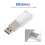 Μονάδα USB με φωτισμό LED, διαφανές κρύσταλλο, κομψή επιλογή δώρου, ανθεκτική 5