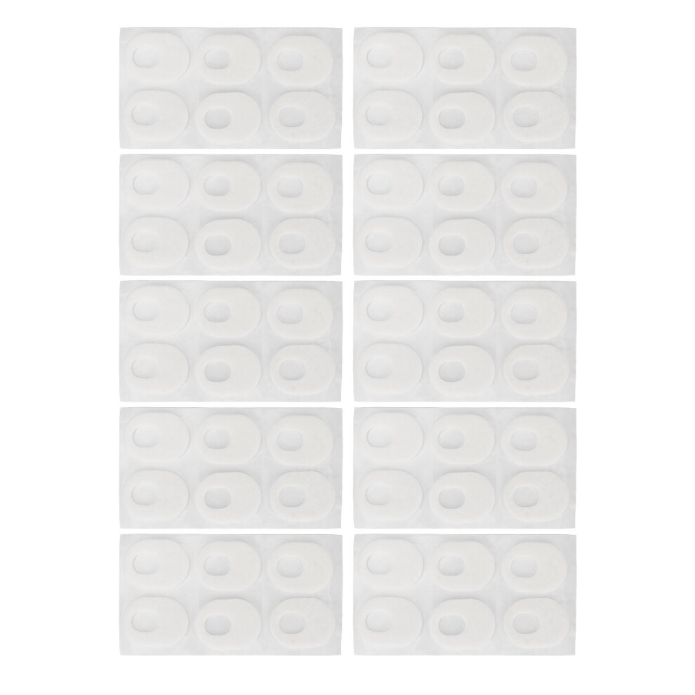 Self Adhesive Foot Corn Cushions Oval Soft Felt Fabric Hollowed Out Design For Blister Callus And Toe Pain Relief