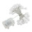 Waterproof LED String Lights Battery Operated Decorative String Lights for Indoor Outdoor Use Remote Control Adjustable Lighting Modes Warm White 3