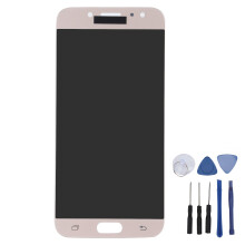 A+ Kvalitetsprodukter LCD-panel reparasjonsdelersett for Samsung Galaxy J7 2017 Ingen bekymringer garanti gratis reparasjonsverktøy fiks