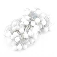 Battery Operated Fairy Lights Globe Shaped Warm White Plug In Remote Control Waterproof8Light Modes Timer Function Decorative String Lights For