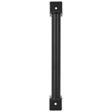 Carbon Steel Heavy Duty Barn Door Pull Handle 300mm for Sliding Doors Black