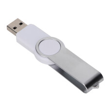 Fast Speed Data Transmission USB Flash Drive32GB Swivel USB Stick Capless Design Metal Casing Plug And Play High Speed Storage Multi Device