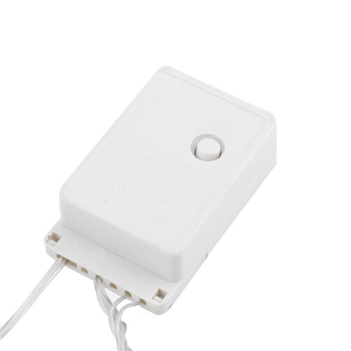 Battery Operated Fairy Lights Globe Shaped Warm White Plug In Remote Control Waterproof8Light Modes Timer Function Decorative String Lights For 2