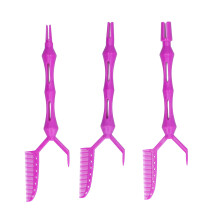 Double Edge Hair Thinning Comb with Razor Blades, Safety Shielded Blade for Daily Styling and Salon Use, Ergonomic Handle and Anti-Break Design