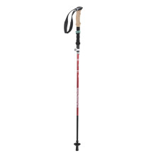 Bâton de randonnée léger et robuste avec poignée absorbant la transpiration et embouts remplaçables, bâtons de trekking pliables pour la