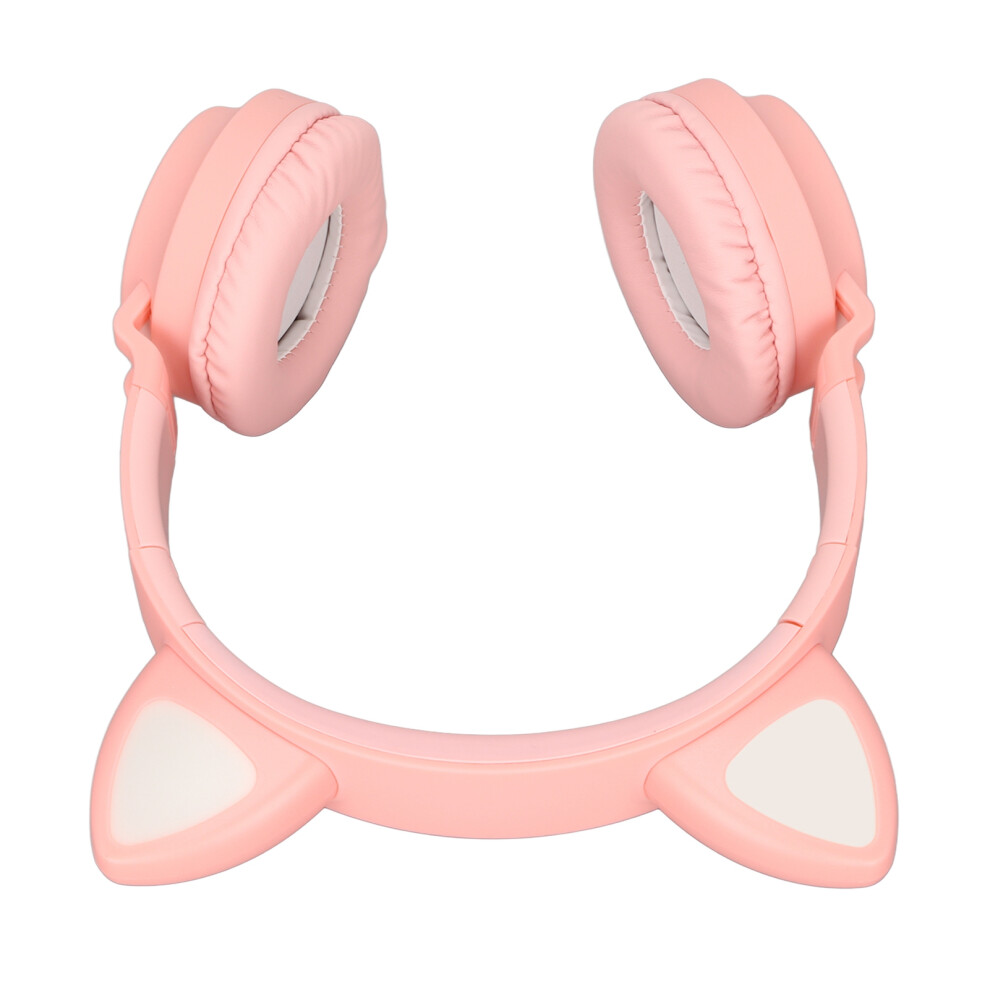 Cute Cat Ear Gaming Headphones, 40Mm Speakers, Foldable, Bluetooth 5.0 Pink 7641375484847