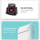 Thermal Printer Sticker Maker Mini Pocket Printer Wireless Bluetooth Inkless Printing Device Portable Printer for iPhone Android High Print Clarity 8