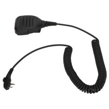 Rainproof Design Durable Construction Remote Walkie Talkie Speaker Mic Rotating Clip Ergonomic Design Clear Sound Quality Impact Resistant Housing