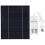 Solar Charger Panel For Mobile Devices High Conversion Efficiency With Bright Light Transmission Film Energy Saving Solar Module For Emergency 1