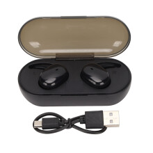 Cluasáin Bluetooth Gan Sreang Cluasáin Steirió HiFi Cealú Torainn Rialuithe Tadhaill Fuaim Dord Domhain Éadrom Micreafón Tógtha Isteach