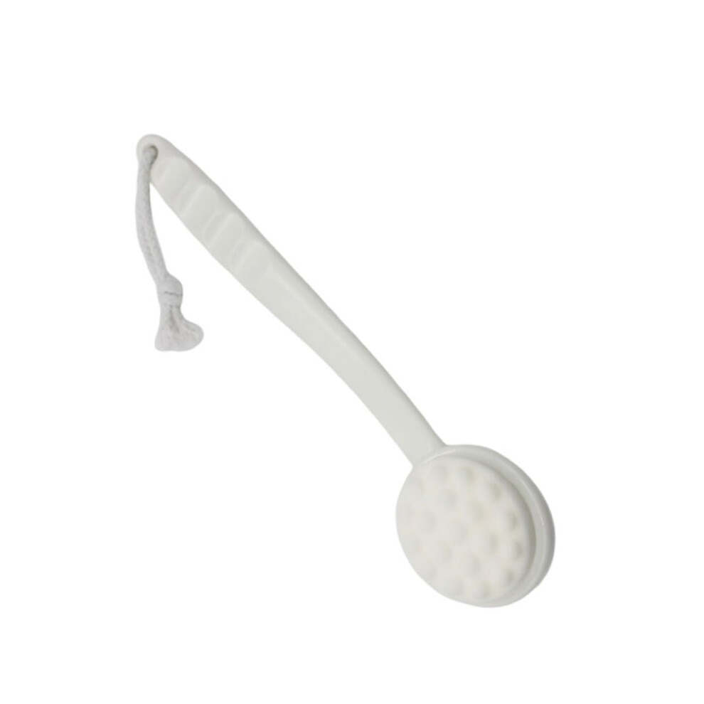 EcoFriendly Long Handle Shower Brush with Soft Bristles for Back Scrubbing and Gentle Exfoliation
