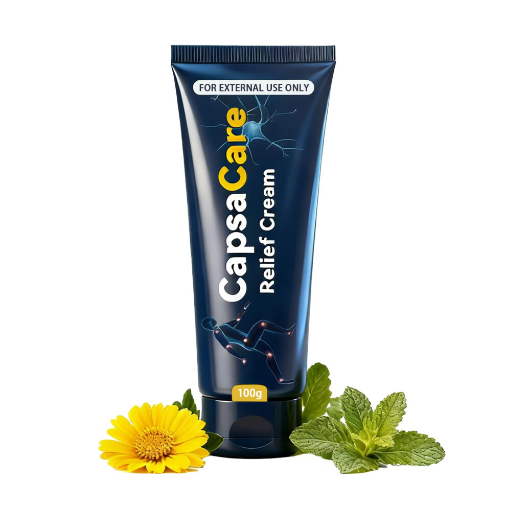 Cream Neuropathy Relief With Capsaicin And Arnica For Nerve Pain, Fast Absorbing Nongreasy 100G