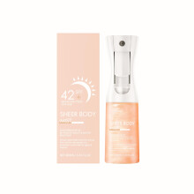 Sunscreen Spray SPF 42 Shimmer Body Mist, Hydrating No White Cast, 80Min Water Resistant