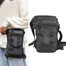 Military Waist Pack Black Large Capacity Free Size