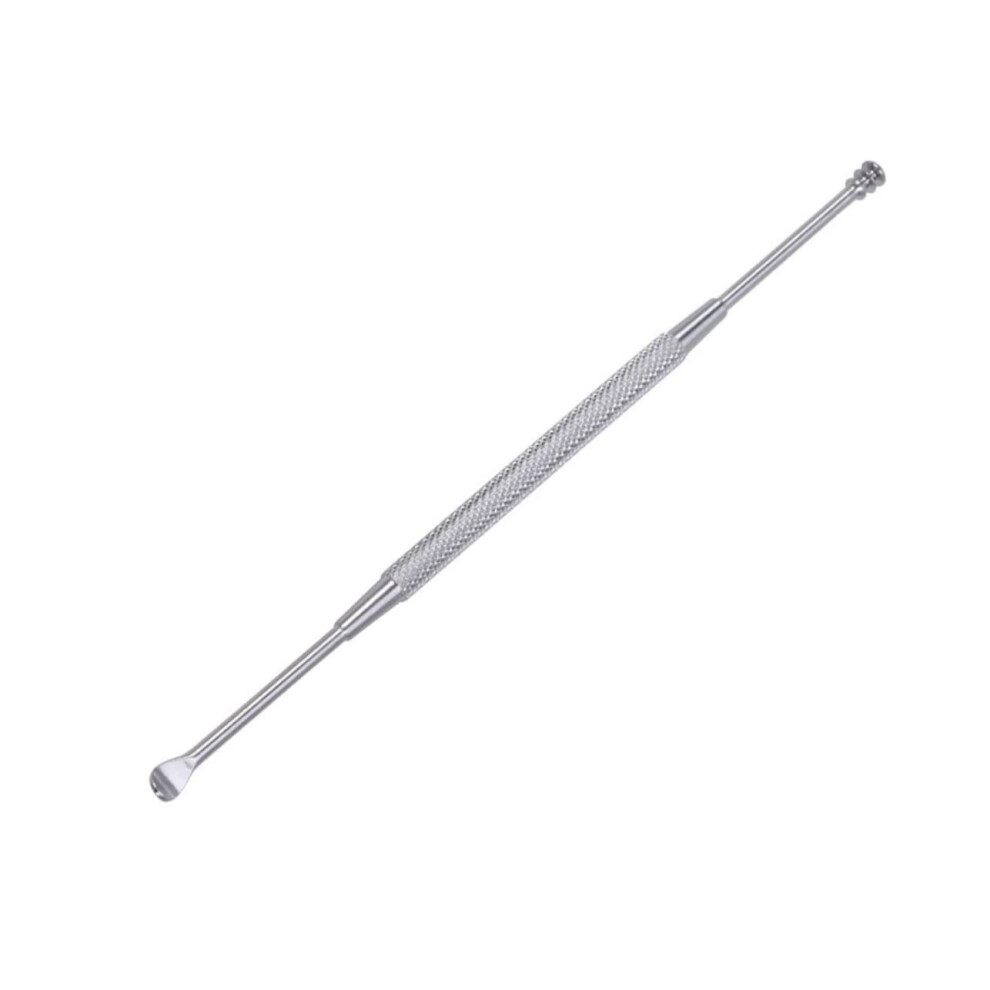 Silver Ear Wax Removal Tool Doubleended Stainless Steel Spiral Tip Cleaner For Safe Wax Removal