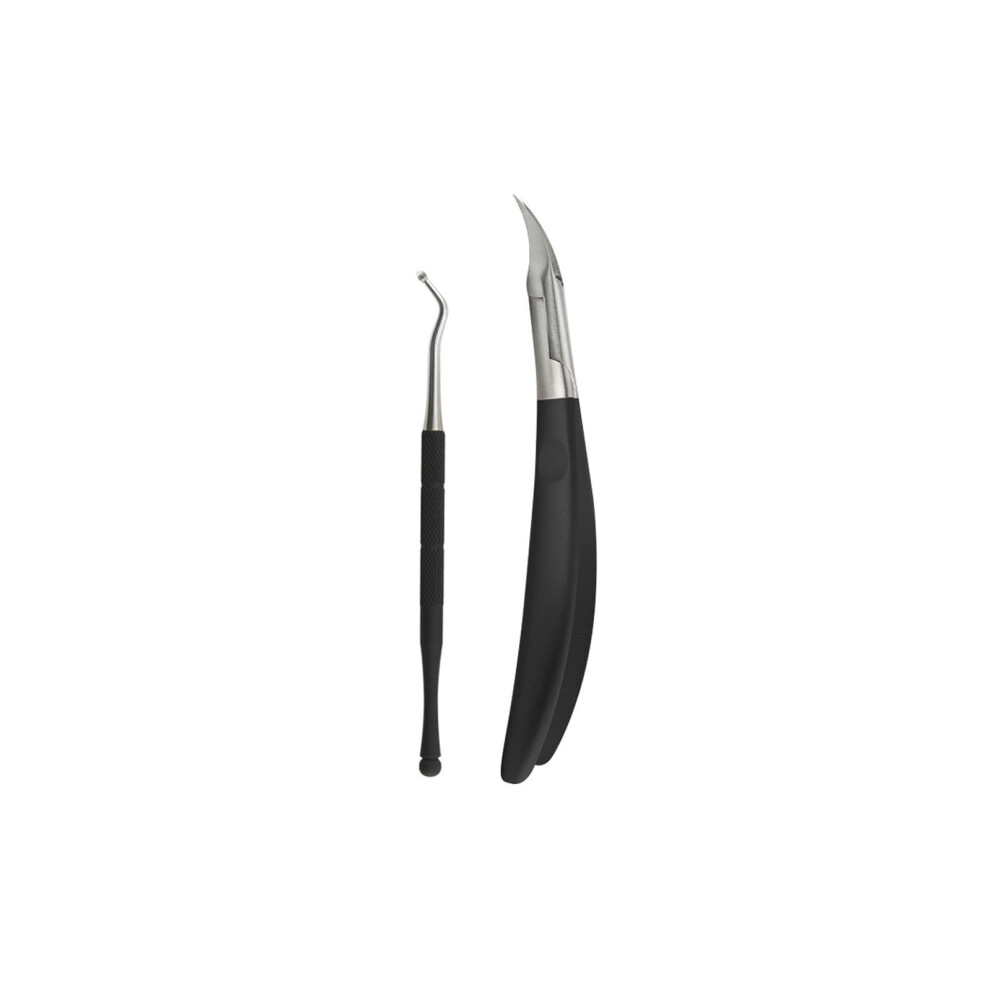Stainless Steel Toenail Clippers for Thick Nails with Ergonomic Grip and Precision Arc Blades