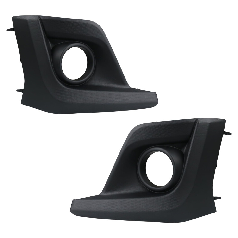 Pair Fog Bezel Cover With Hole Oem Fit For Subaru Crosstrek 20182020 Front Bumper Trim Light 9092120468076