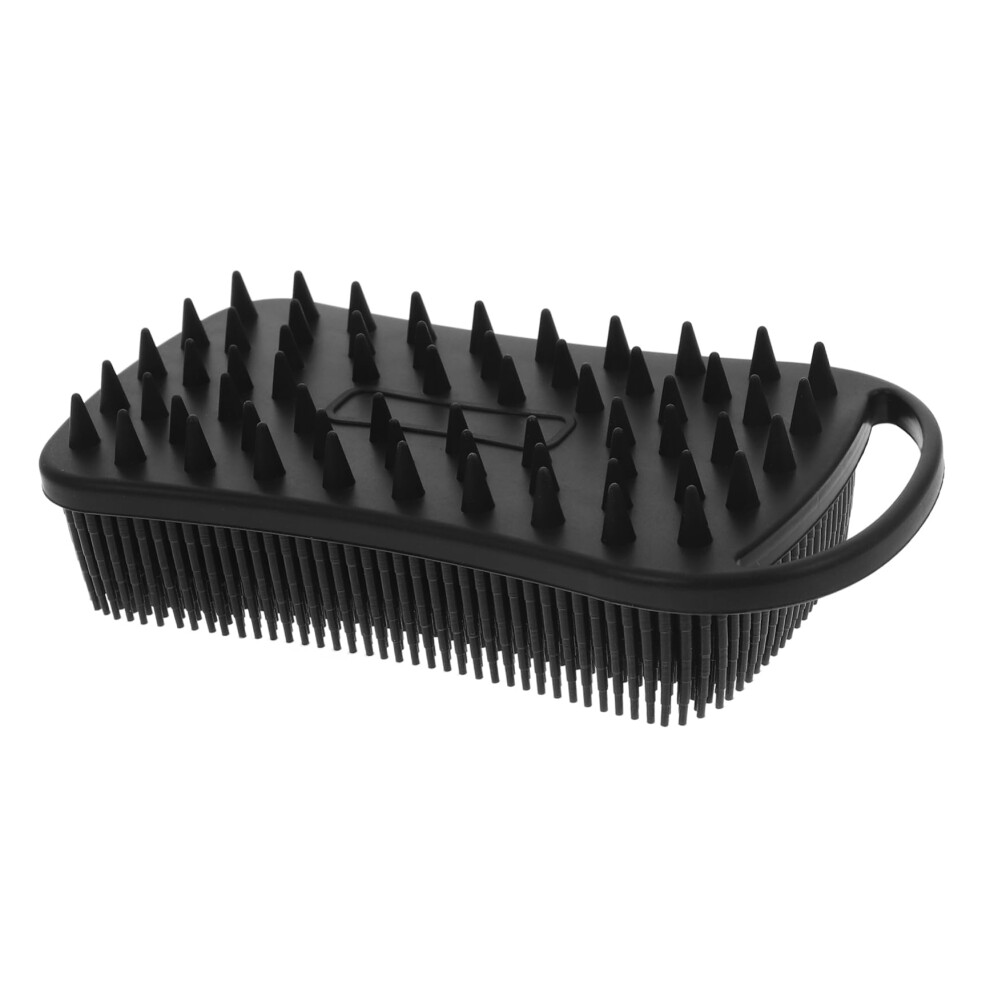 Silicone Beard Brush for Men DualSided Grooming and Facial Cleansing Soft Exfoliating Body Scrubber
