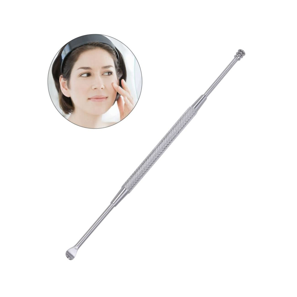 Ear Wax Remover Kit Stainless Steel Double Ended Spiral Ear Pick Tool for Safe Cleaning Travel Use