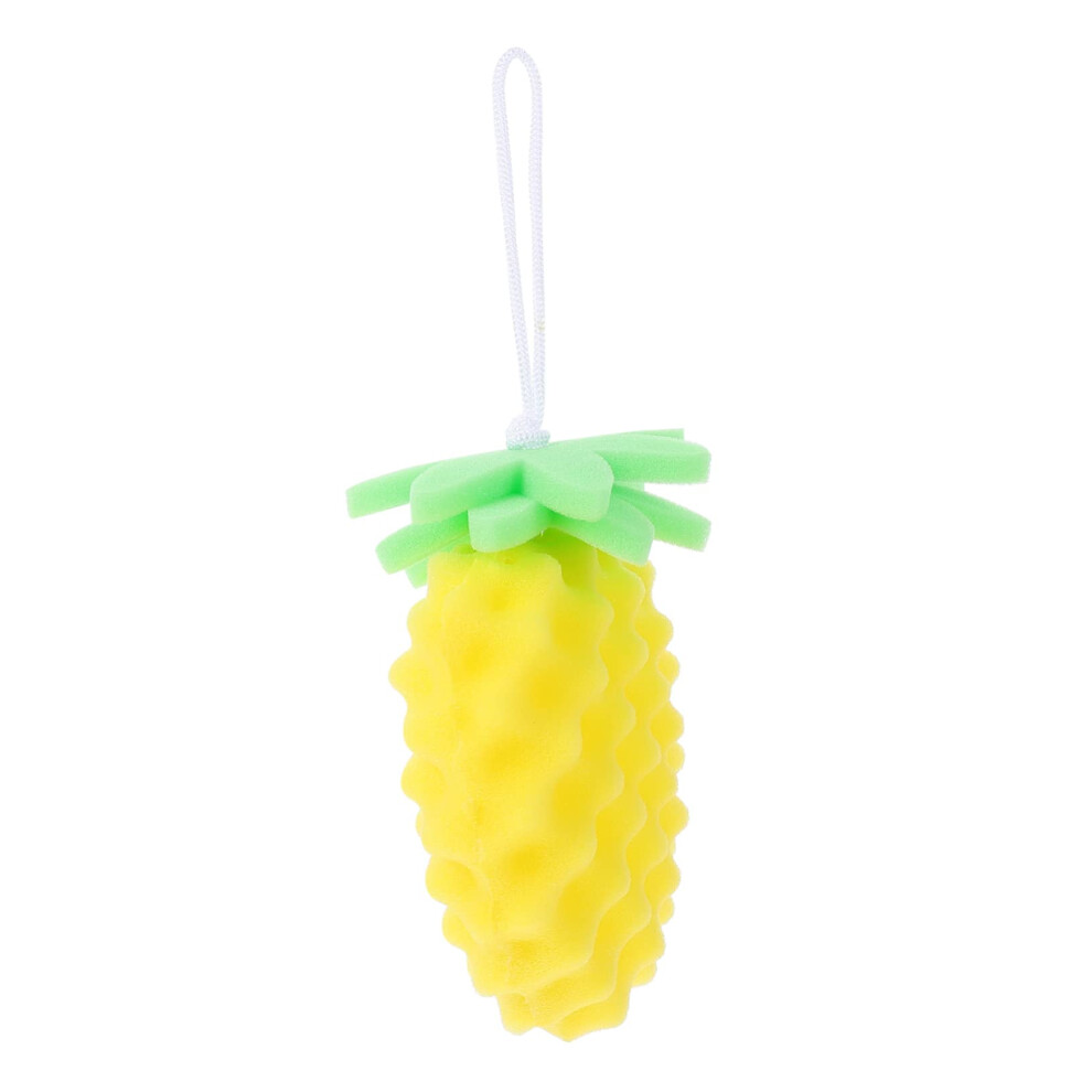 Baby Bath Sponge Shower Scrubber with Gentle Exfoliation and Cute Cartoon Design for Newborns