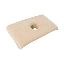 Massage Table Face Towel with Soft Breathable Spa Face Cradle Cover, Washable Beige for Salon