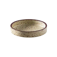 Ceramic Dip Bowl Beige Round MultiPurpose Serving Dish for Hot Pot Snacks Appetizers