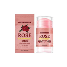 Natural Rose Deodorant Stick for Sensitive Skin with Gentle Odor Control and NonStaining Formula