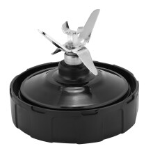Premium udskiftningsblenderknivenhed, 7Fins Ninja Auto iQ Nutri Ninja bundkniv med lækagesikker tætningsring, rustfri stål, Ultra S