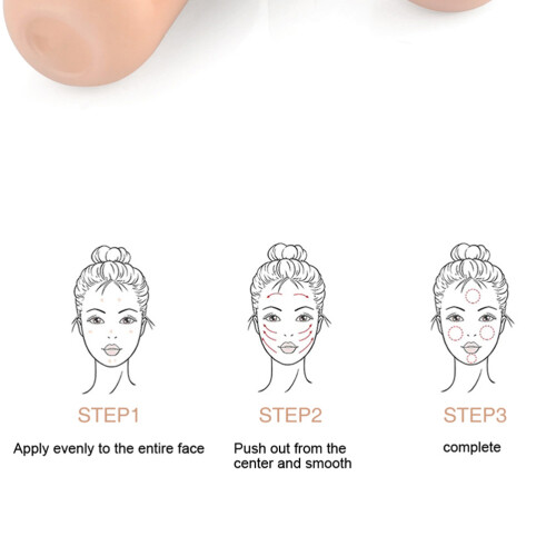 Αδιάβροχο Foundation Concealer για τον έλεγχο της λιπαρότητας, απαλό ματ υγρό, άψογο, 2