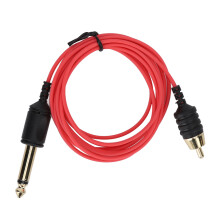 Premium Quality Tattoo Clip Cord Ultra Thin Flexible Professional Silicone Machine Cables With Standard RCA Interface Longer Length For Comfortable
