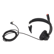 Computer Headset With Noise Reduction Mic And Memory Foam Ear Cushions Ultra Lightweight Design With Soft Ear Pads For Long Hours Usage