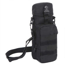 Anticorrosive Tactical Water Bottle Pouch Military Army Molle Water Pouches with Heat Insulation Zippered Flip Top Adjustable Molle Design for
