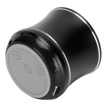 Mini Bluetooth-Lautsprecher IP67 450 mAh Aluminium Schwarz