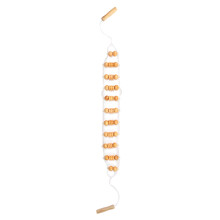 Outil de massage pour la récupération musculaire, rouleau de massage dorsal, sangle de massage manuelle en bois naturel pour le drainage