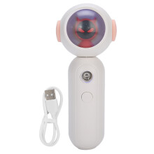 Handheld Fan With Powerful Air Movement Instant Cooling Technology USB Rechargeable Battery Intuitive Digital Display And 5 Adjustable Speeds Perfect
