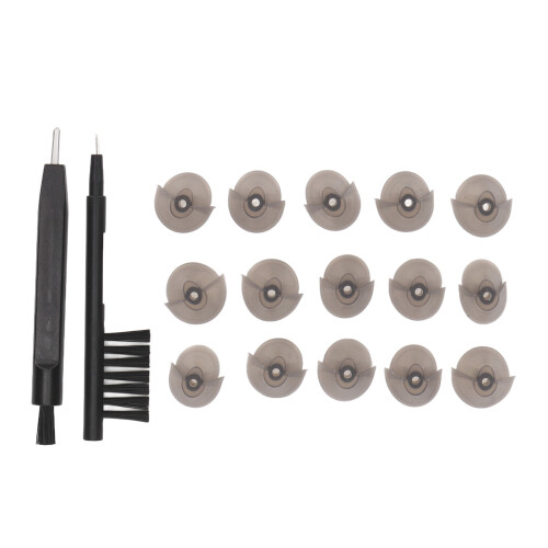 Soft Material Hearing Aid Cleaning Brushes With Wax Loop And Magnet Design Multi Function Cleaning Tool Hearing Aid Maintenance Battery Removal Kit 2