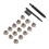Magnet Design Hearing Aid Cleaning Brushes With Wax Loop Multi Function Cleaning Tool Battery Removal Soft Material Hearing Aid Maintenance Kit 7